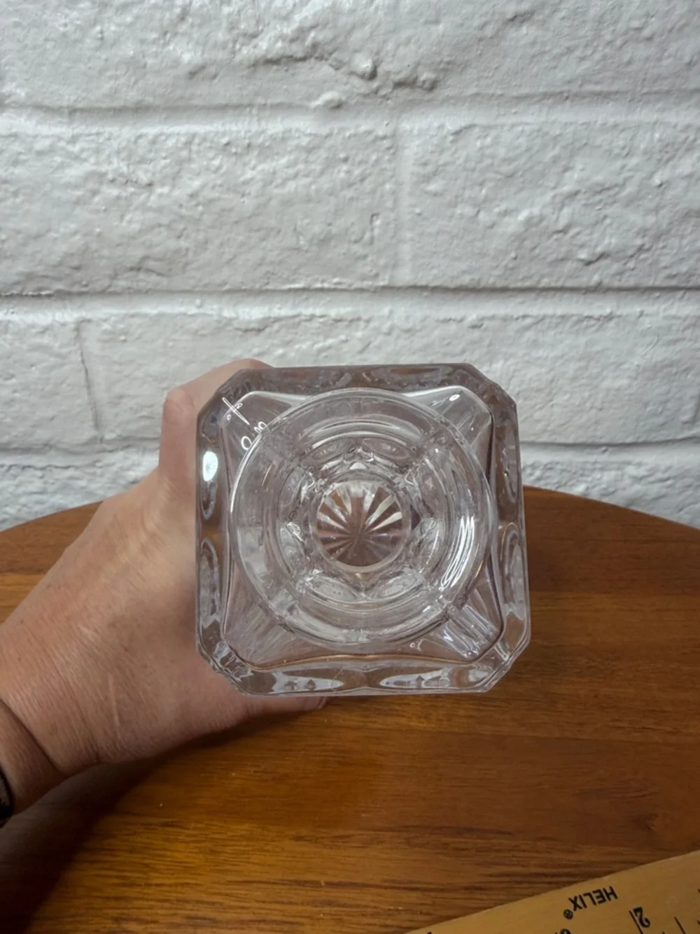 Vintage HeavyCrystal Decanter No Stopper Vase